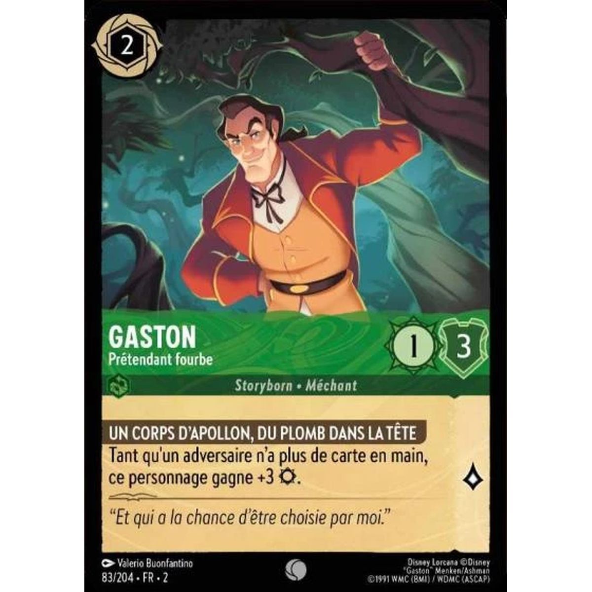 Item Gaston, Prétendant fourbe - 83/204 - ROTF - L'Ascension Des Floodborn - Brillante - Premium - Français