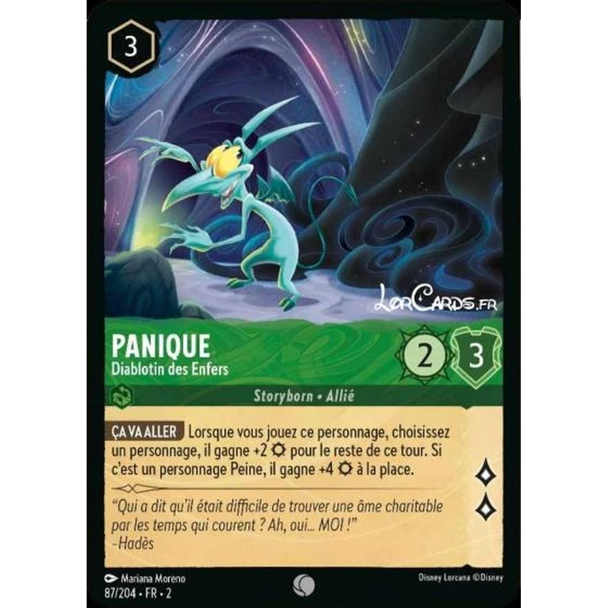 Item Panique, Diablotin des Enfers - 87/204 - ROTF - L'Ascension Des Floodborn - Brillante - Premium - Français