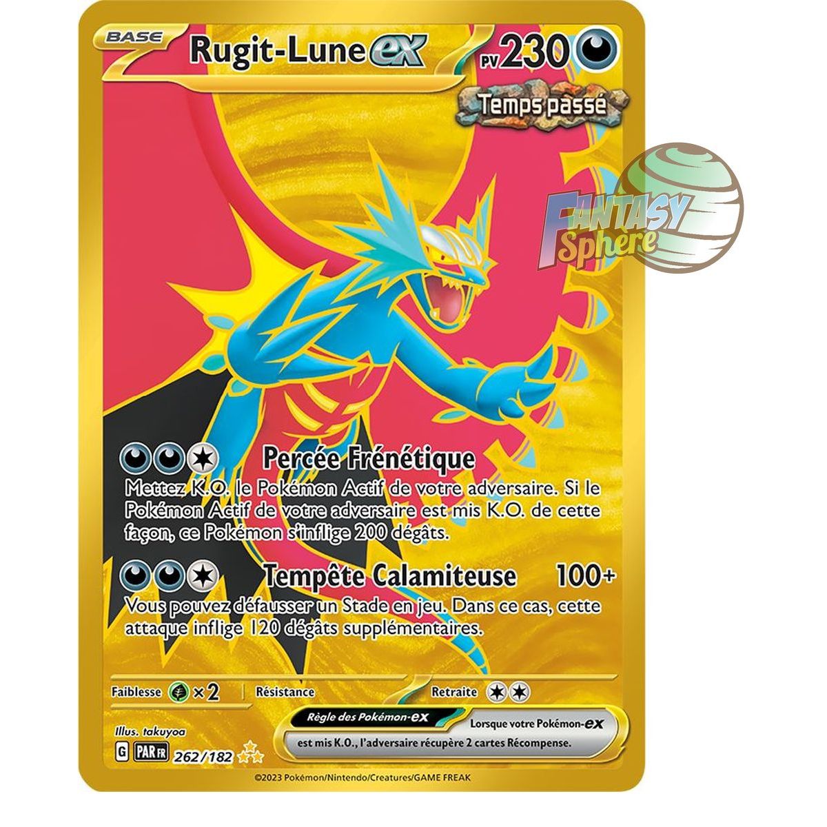 Item Rugit-Lune EX - Hyper Rare SV4 262/182 - Ecarlate et Violet Faille Paradoxe