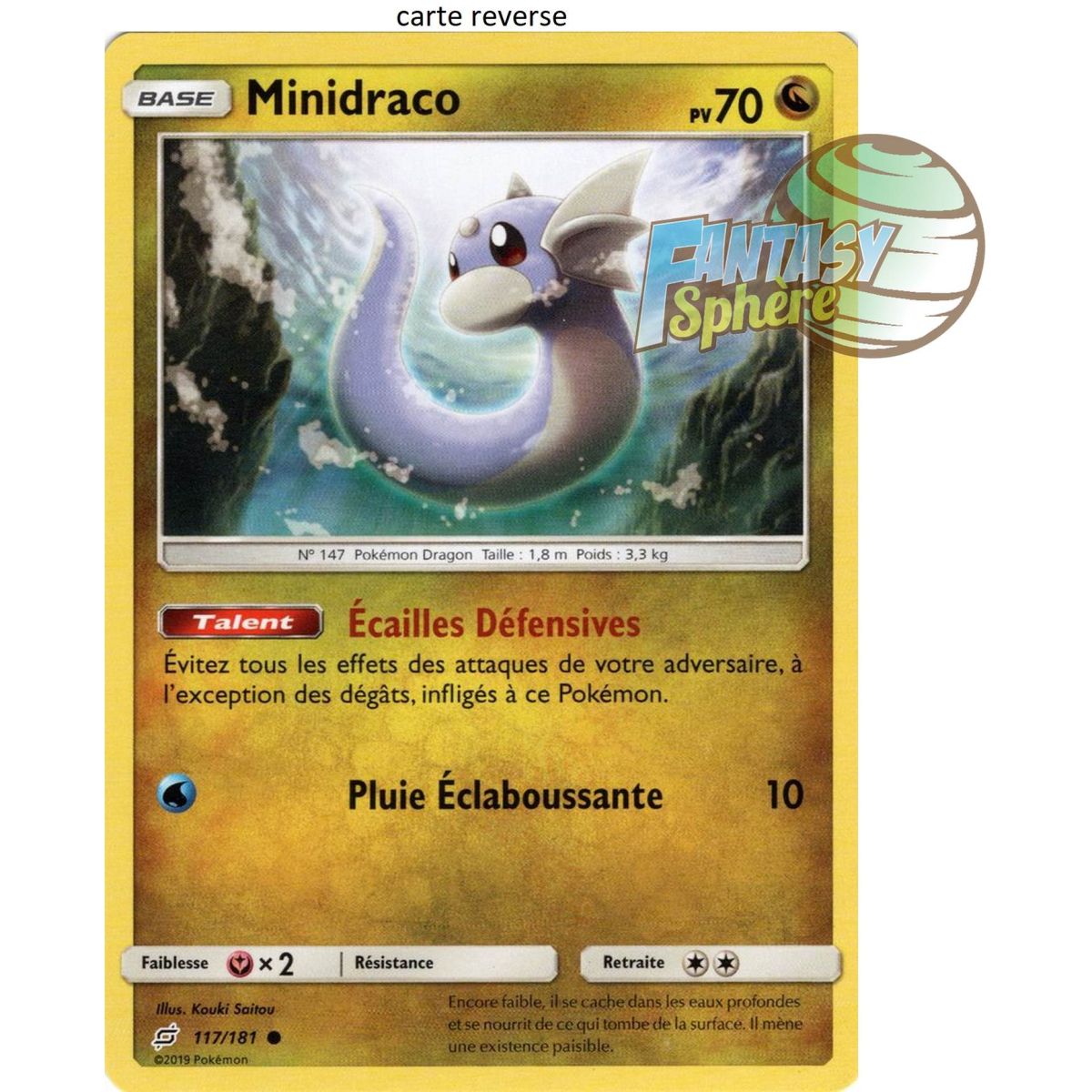 Item Minidraco - Reverse 117/181 - Soleil et Lune 9 Duo de Choc