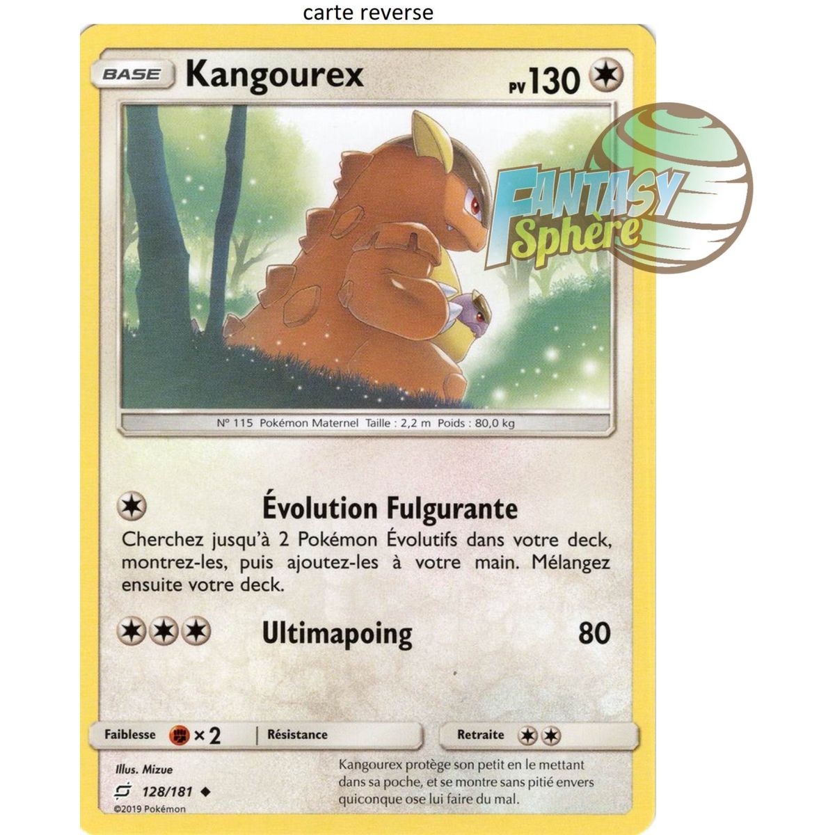 Item Kangourex - Reverse 128/181 - Soleil et Lune 9 Duo de Choc