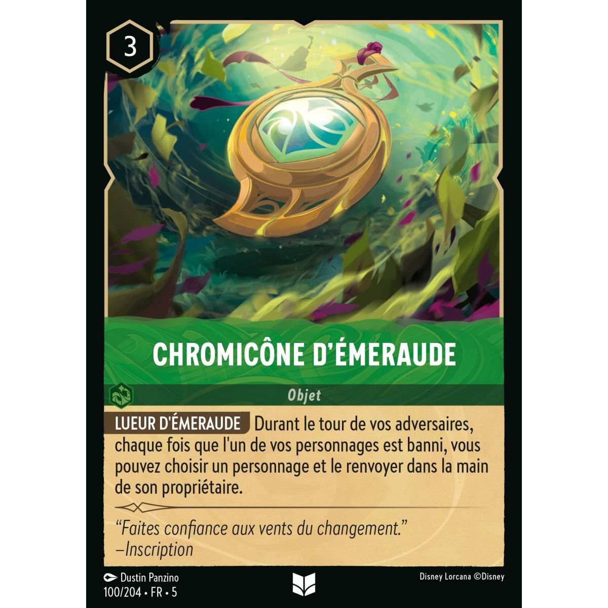 Chromicône d'Émeraude - 100/204 - SSK - Ciel Scintillant - Peu Commune - Français