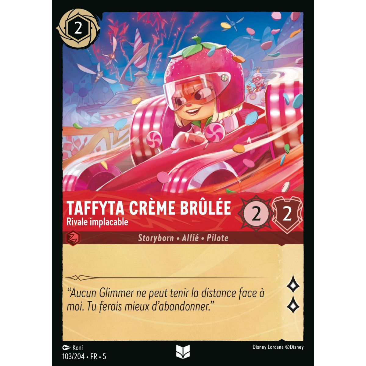 Taffyta Crème Brûlée - Rivale implacable - 103/204 - SSK - Ciel Scintillant - Brillante - Premium - Français