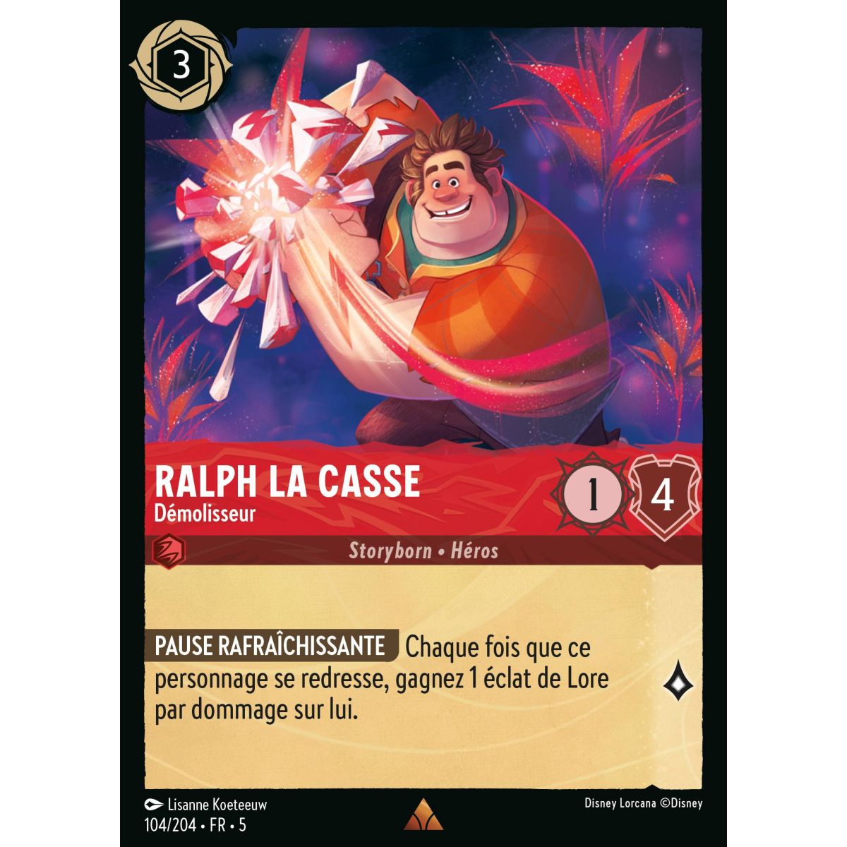 Ralph la Casse - Démolisseur - 104/204 - SSK - Ciel Scintillant - Rare - Français