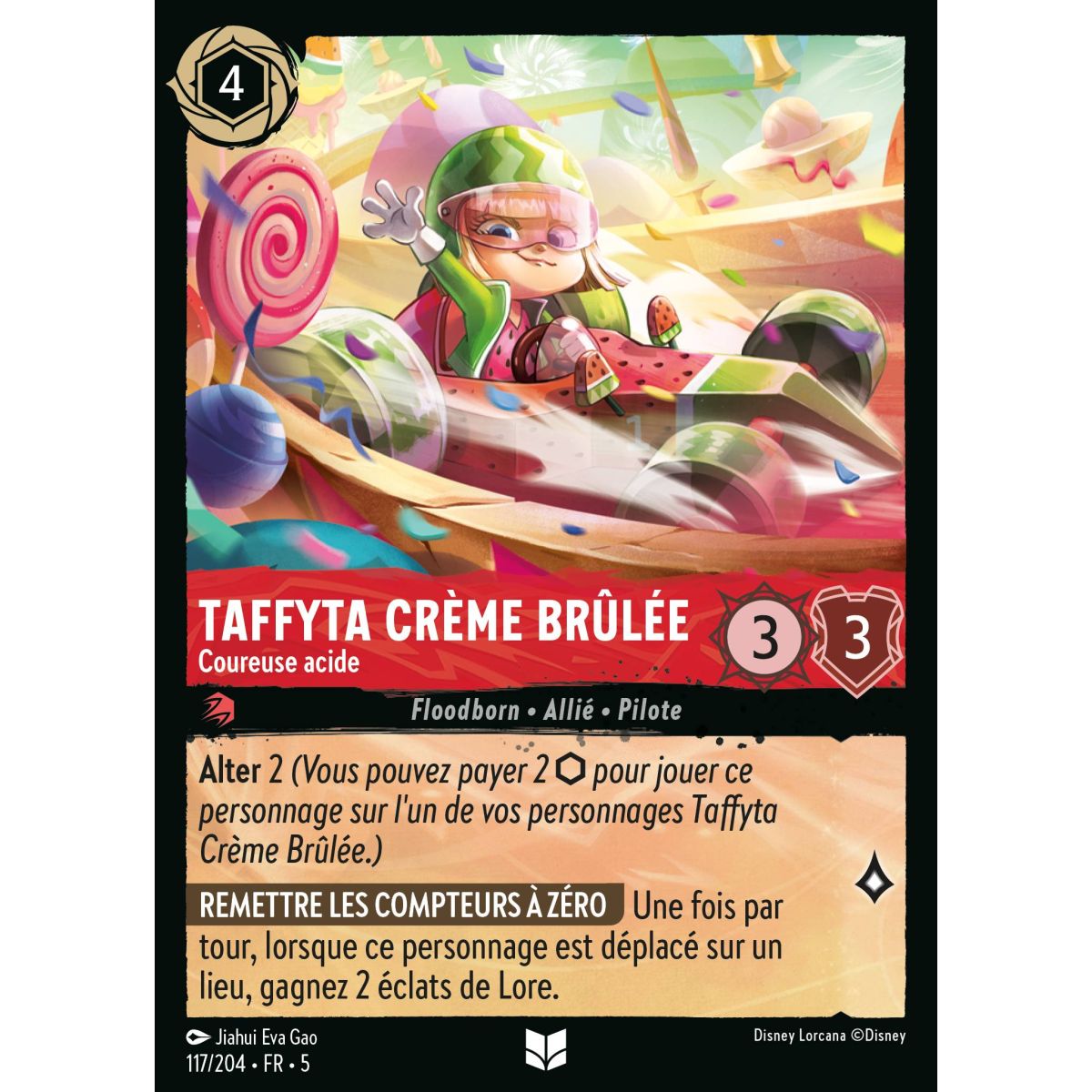 Taffyta Crème Brûlée - Coureuse acide - 117/204 - SSK - Ciel Scintillant - Peu Commune - Français