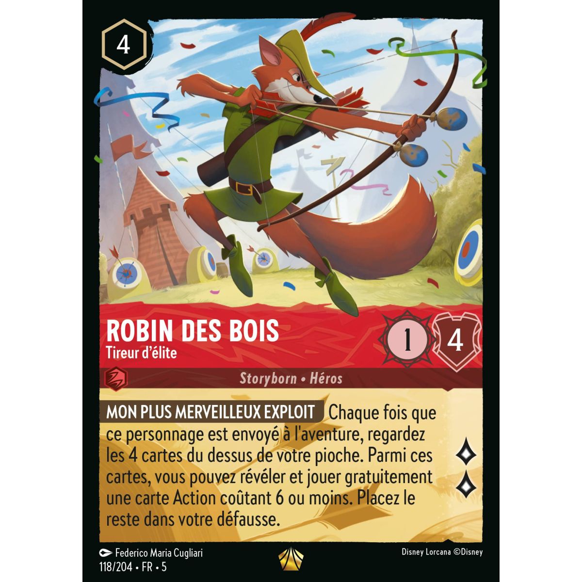 Robin des Bois - Tireur d'élite - 118/204 - SSK - Ciel Scintillant - Légendaire - Français