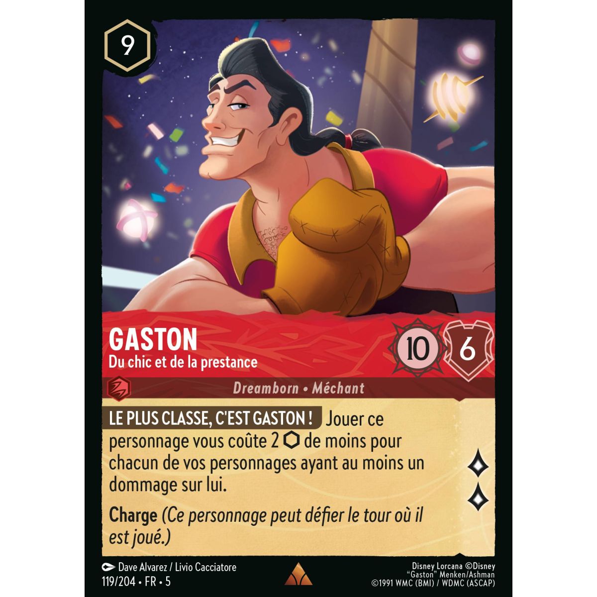 Gaston - Du chic et de la prestance - 119/204 - SSK - Ciel Scintillant - Brillante - Premium - Français