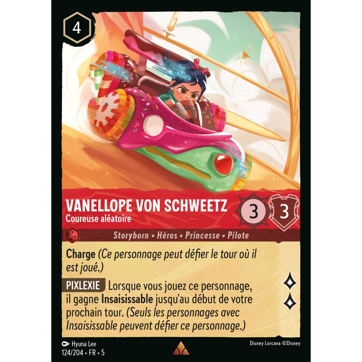 Vanellope von Schweetz - Coureuse aléatoire - 124/204 - SSK - Ciel Scintillant - Brillante - Premium - Français