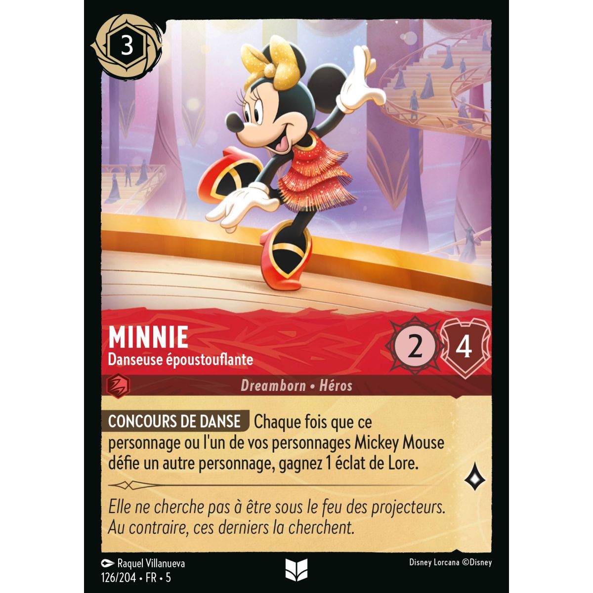 Minnie - Danseuse époustouflante - 126/204 - SSK - Ciel Scintillant - Peu Commune - Français