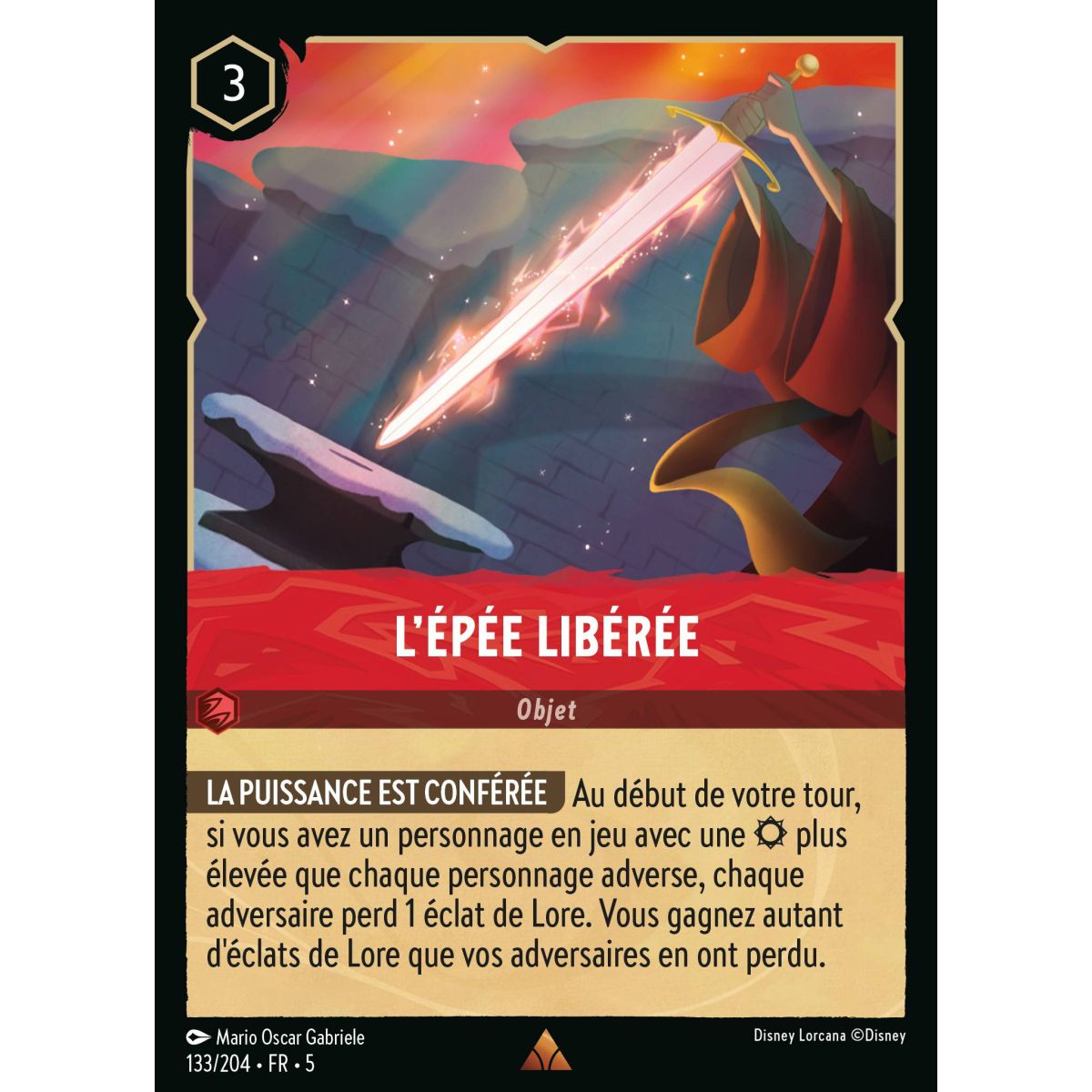 L'Épée libérée - 133/204 - SSK - Ciel Scintillant - Rare - Français