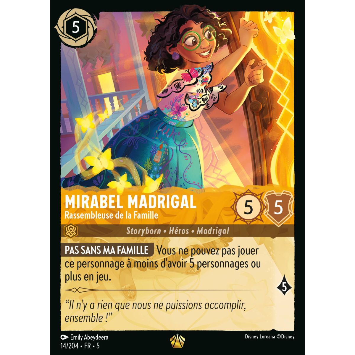 Mirabel Madrigal - Rassembleuse de la Famille - 14/204 - SSK - Ciel Scintillant - Légendaire - Français