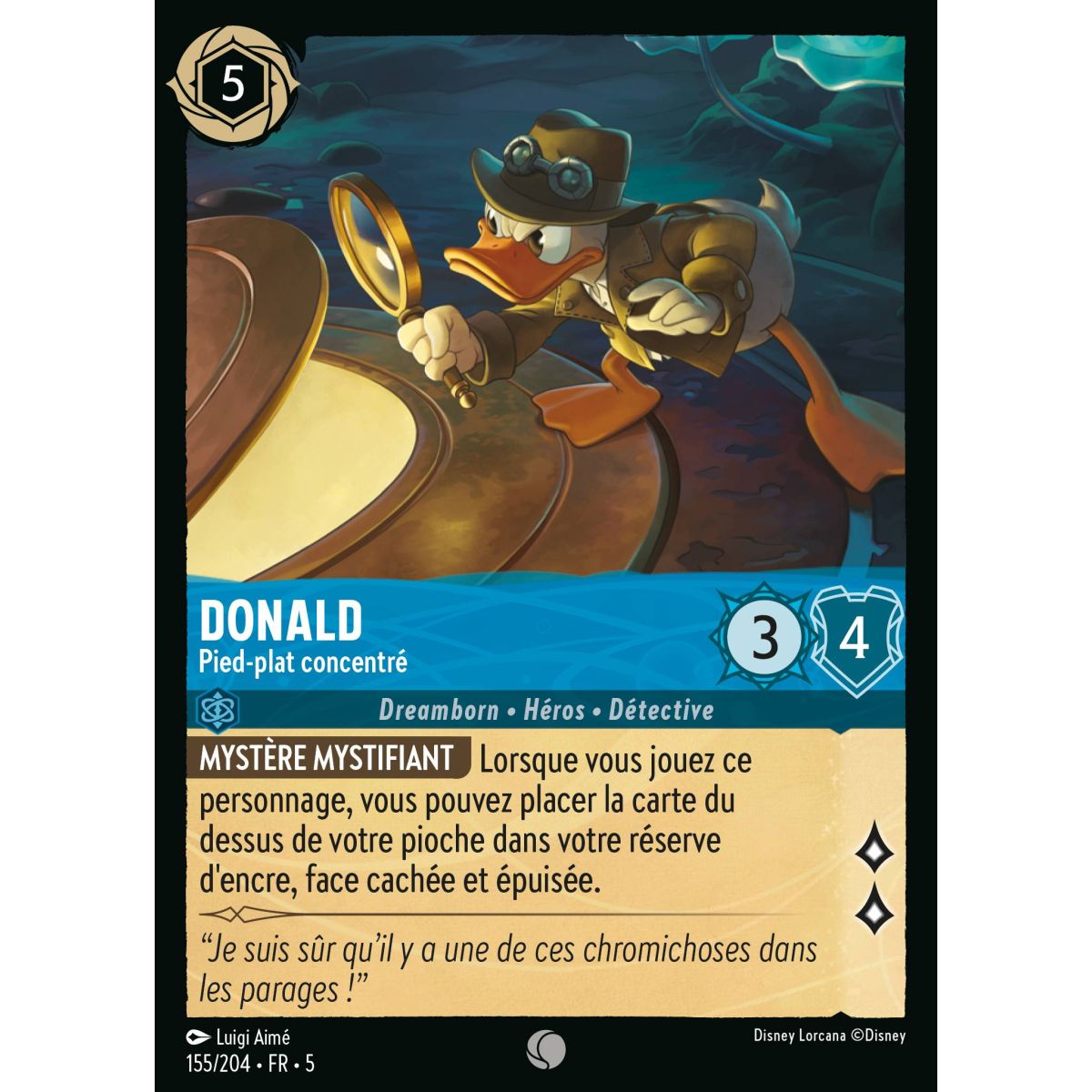 Item Donald - Pied-plat concentré - 155/204 - SSK - Ciel Scintillant - Brillante - Premium - Français