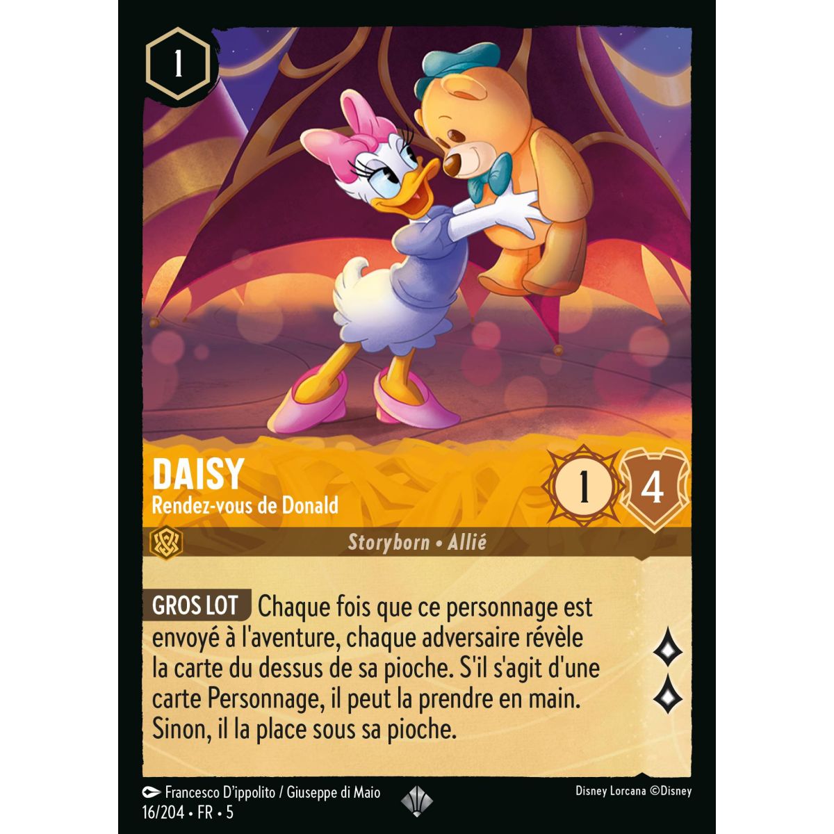 Daisy - Rendez-vous de Donald - 16/204 - SSK - Ciel Scintillant - Super Rare - Français