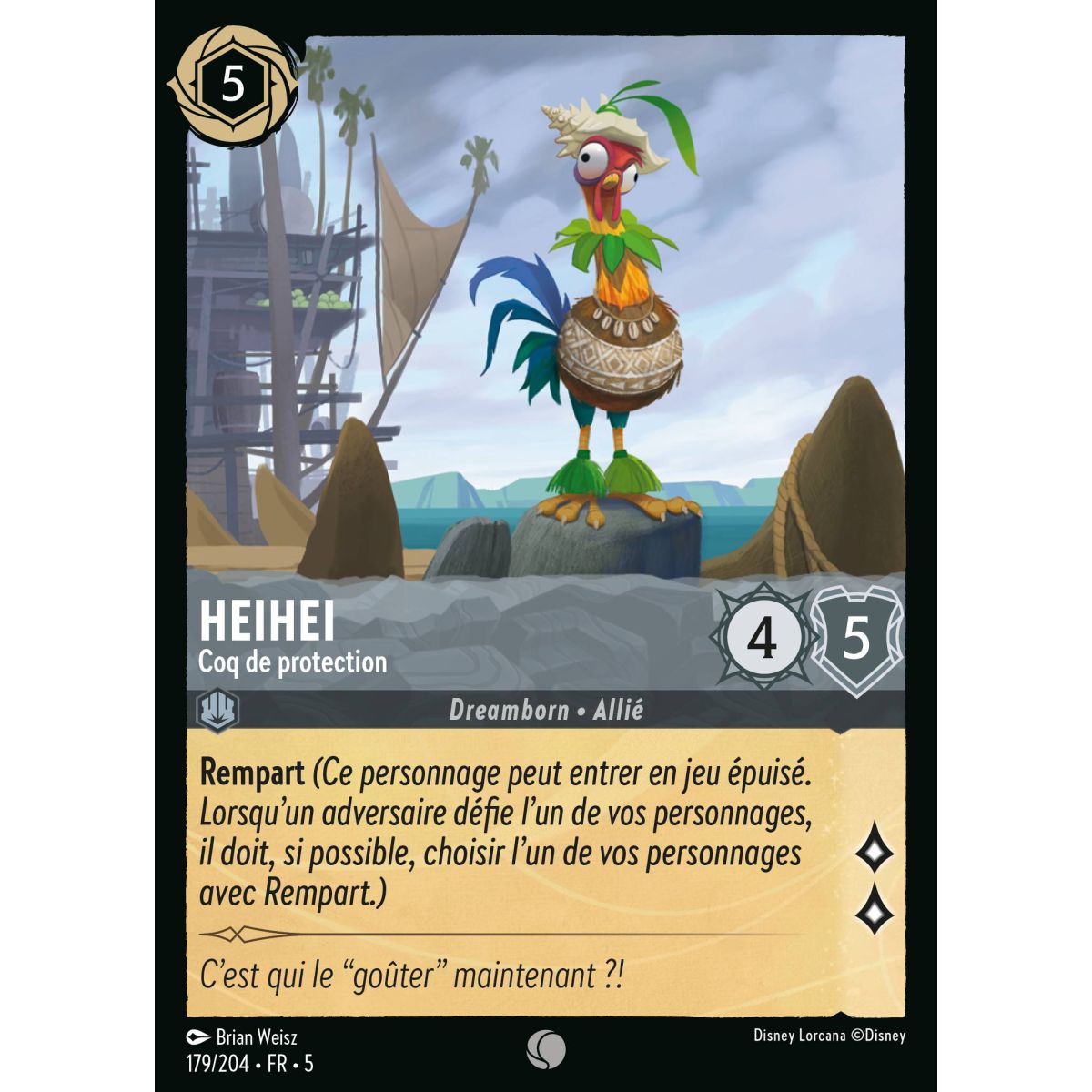 Heihei - Coq de protection - 179/204 - SSK - Ciel Scintillant - Brillante - Premium - Français