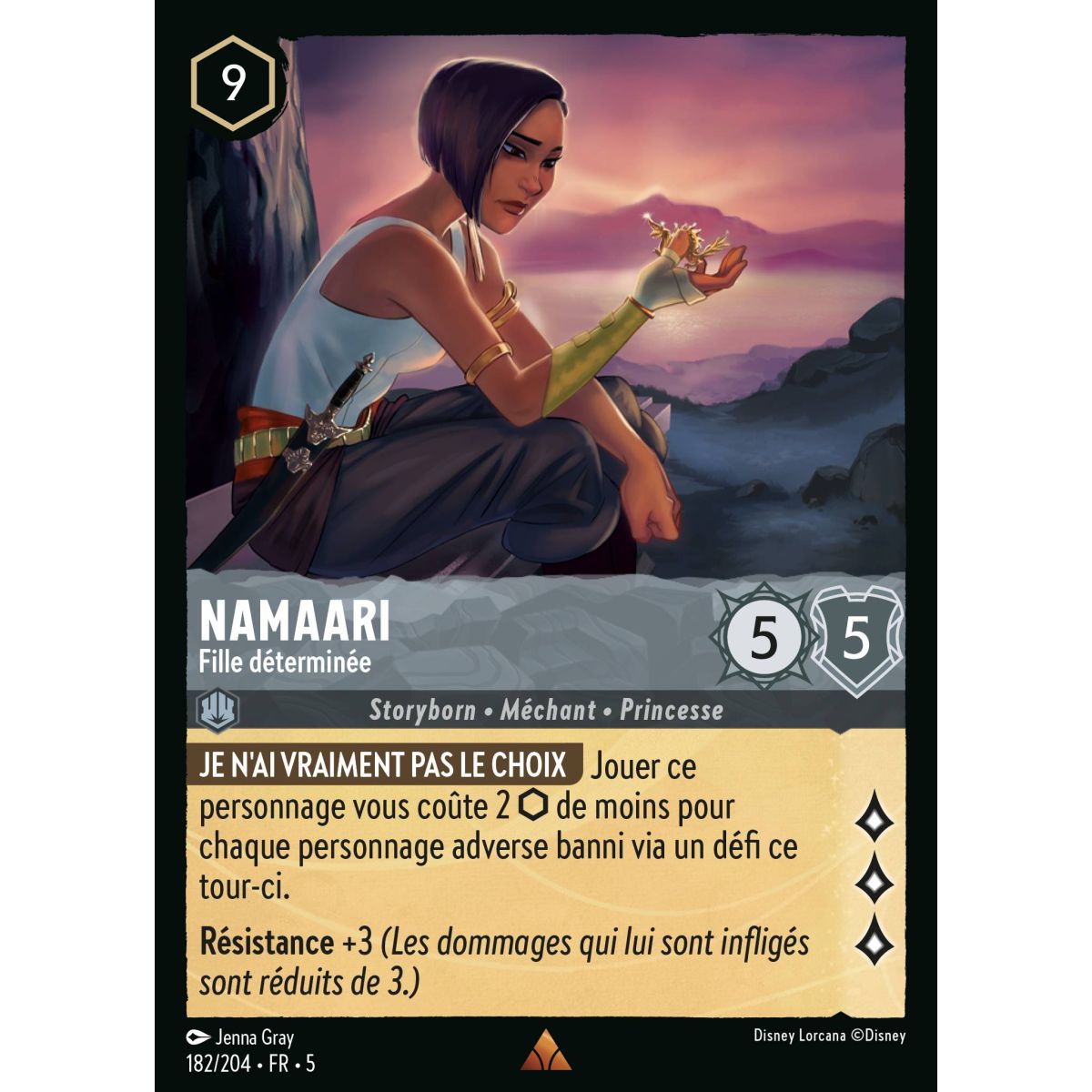 Namaari - Fille déterminée - 182/204 - SSK - Ciel Scintillant - Rare - Français