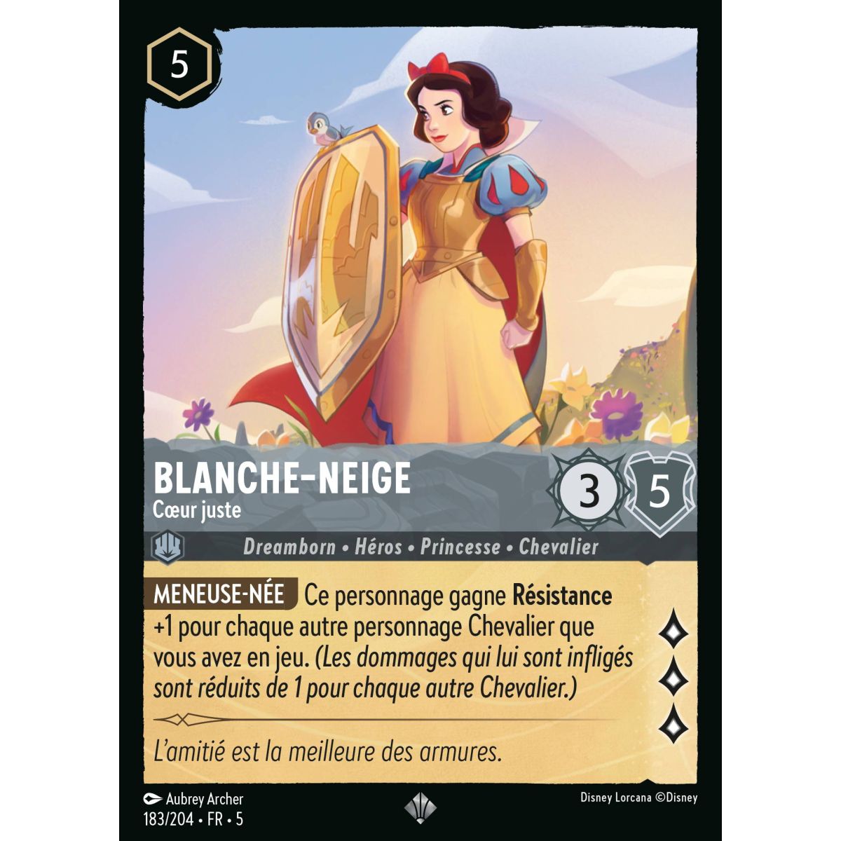 Blanche-Neige - Cœur juste - 183/204 - SSK - Ciel Scintillant - Super Rare - Français