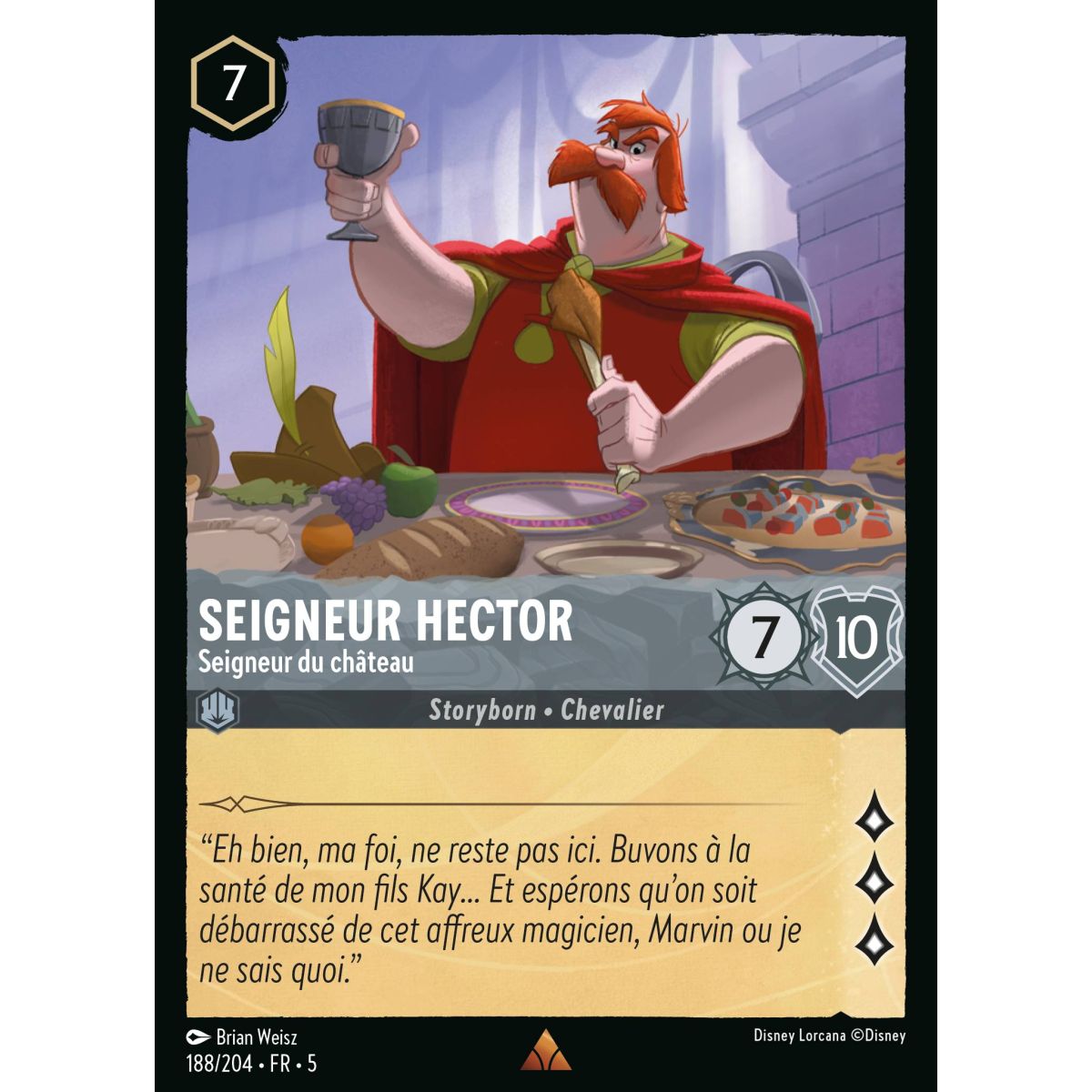 Seigneur Hector - Seigneur du château - 188/204 - SSK - Ciel Scintillant - Rare - Français