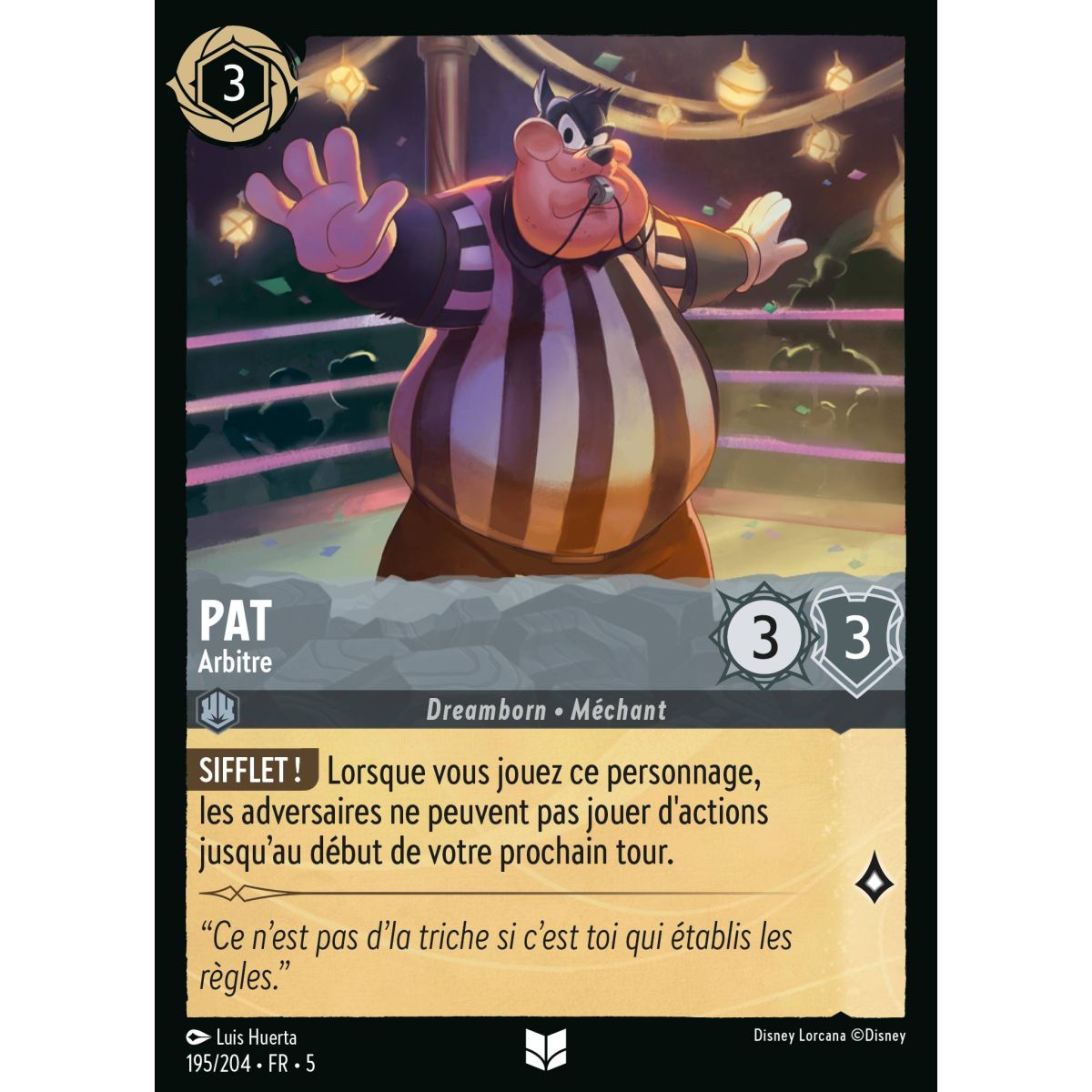 Pat - Arbitre - 195/204 - SSK - Ciel Scintillant - Brillante - Premium - Français