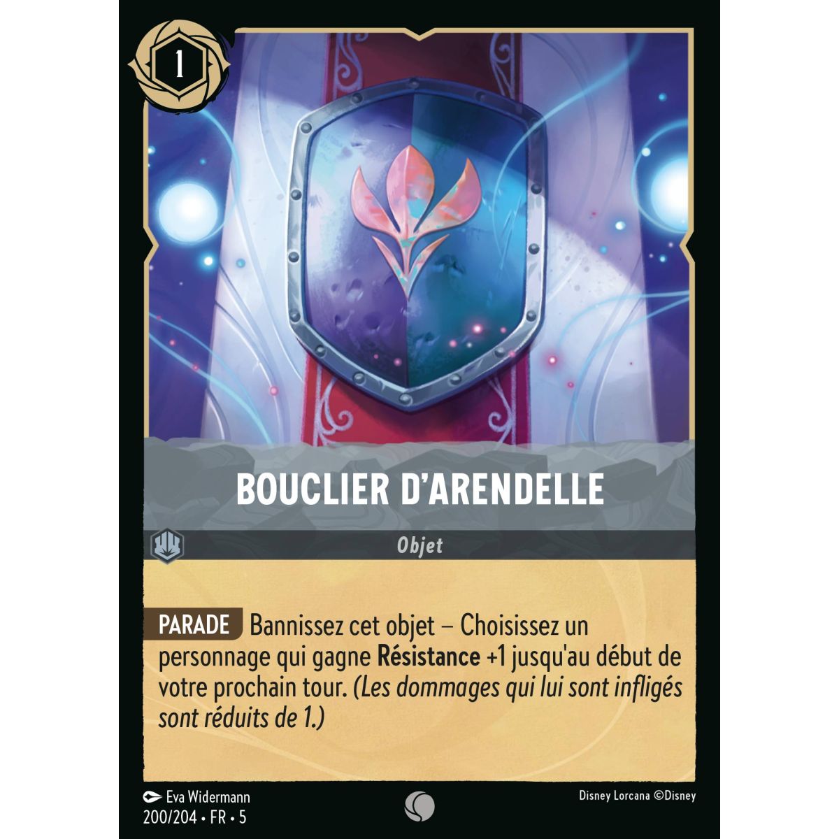 Bouclier d'Arendelle - 200/204 - SSK - Ciel Scintillant - Brillante - Premium - Français