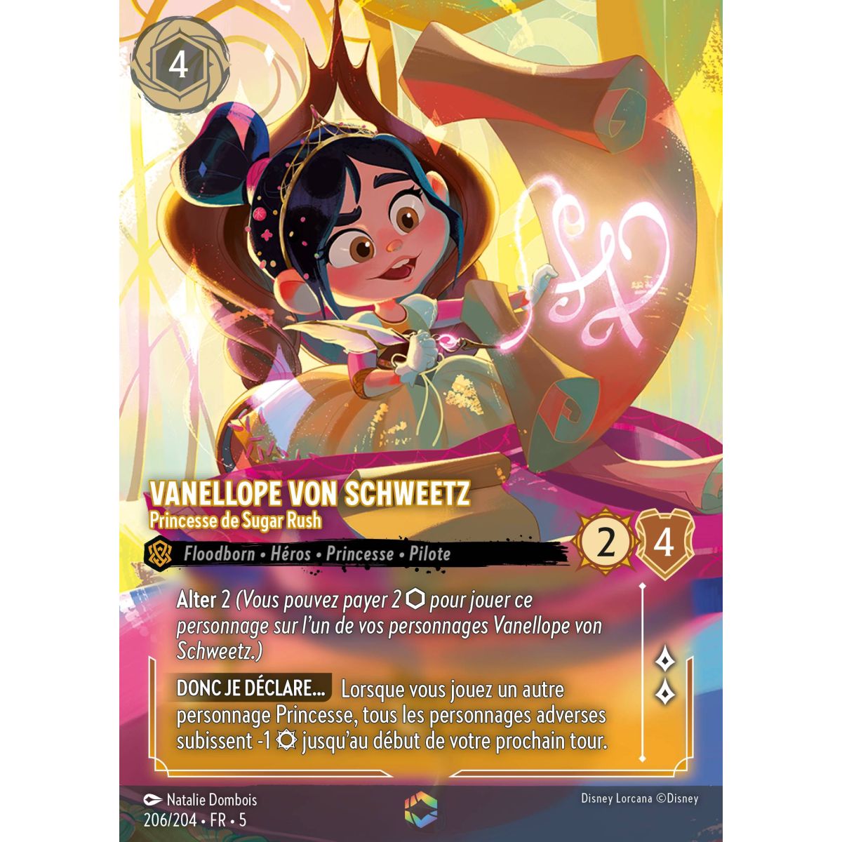 Vanellope von Schweetz - Princesse de Sugar Rush - 206/204 - SSK - Ciel Scintillant - Enchanté - Français