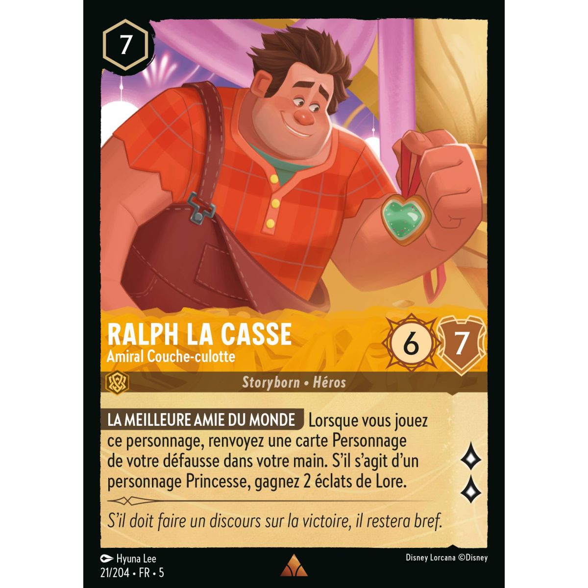 Ralph la Casse - Amiral Couche-culotte - 21/204 - SSK - Ciel Scintillant - Rare - Français