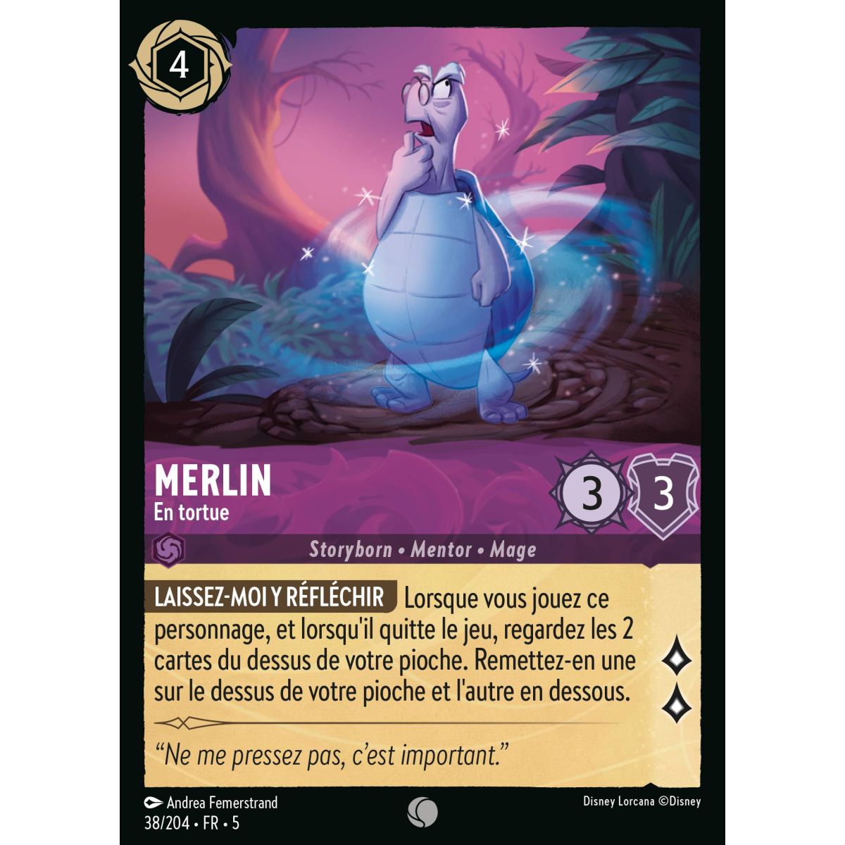 Merlin - En tortue - 38/204 - SSK - Ciel Scintillant - Brillante - Premium - Français