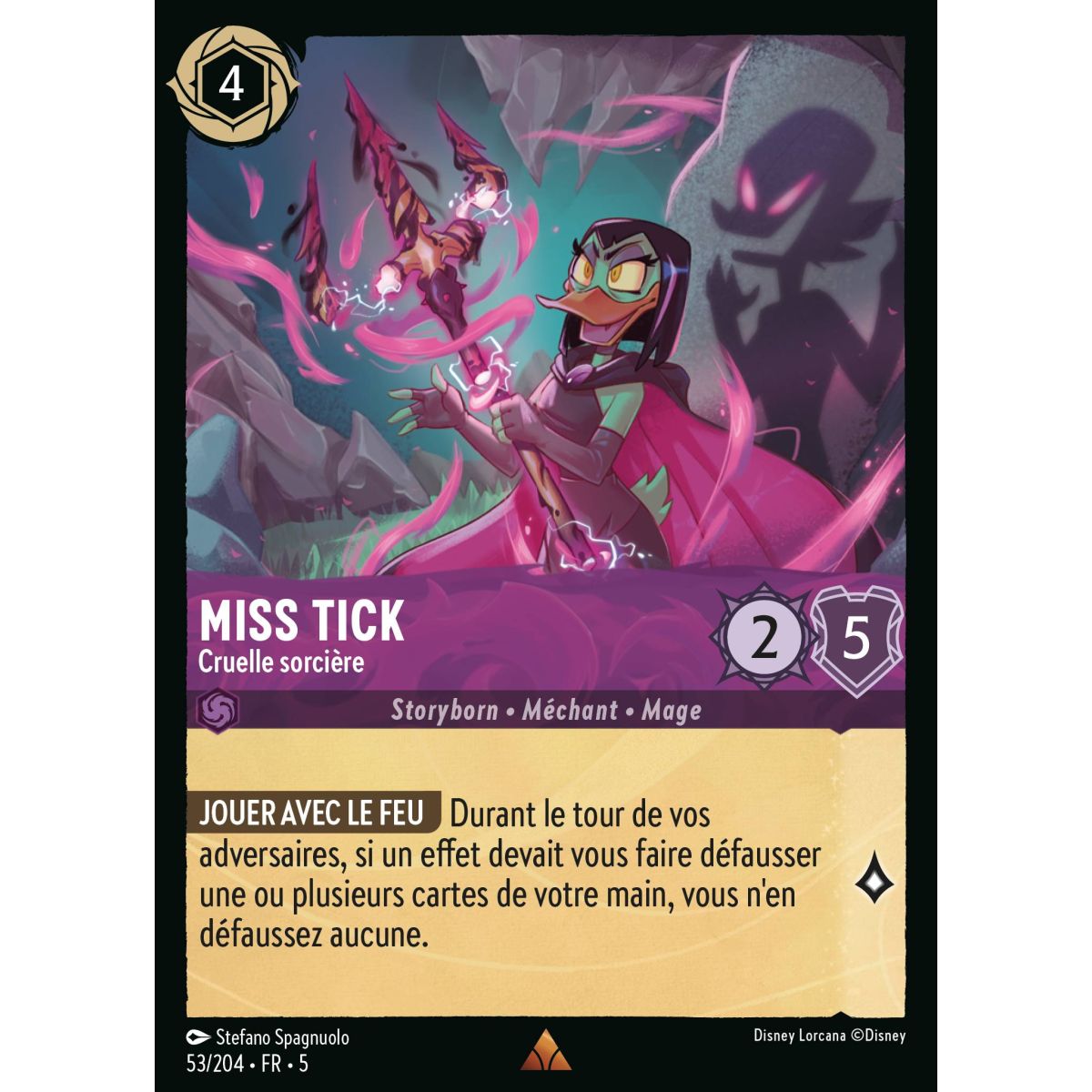 Miss Tick - Cruelle sorcière - 53/204 - SSK - Ciel Scintillant - Brillante - Premium - Français