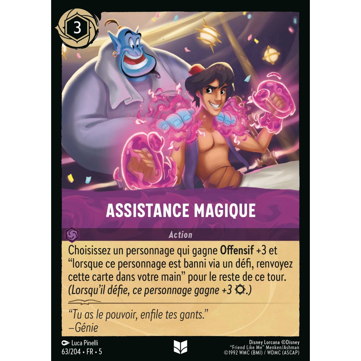 Assistance magique - 63/204 - SSK - Ciel Scintillant - Peu Commune - Français