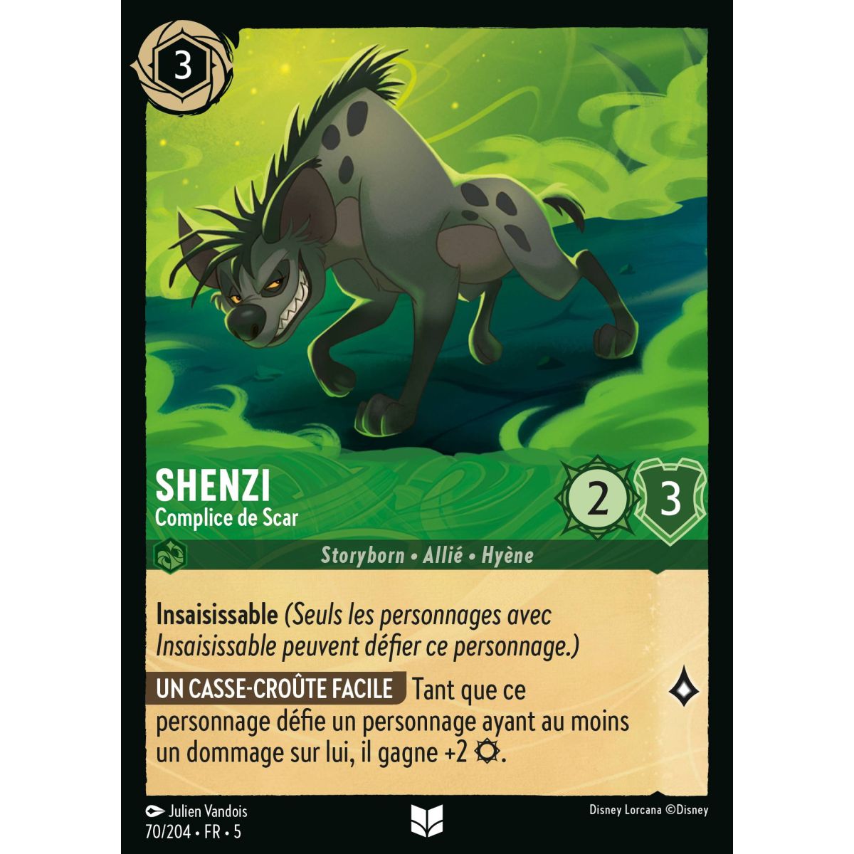 Shenzi - Complice de Scar - 70/204 - SSK - Ciel Scintillant - Brillante - Premium - Français