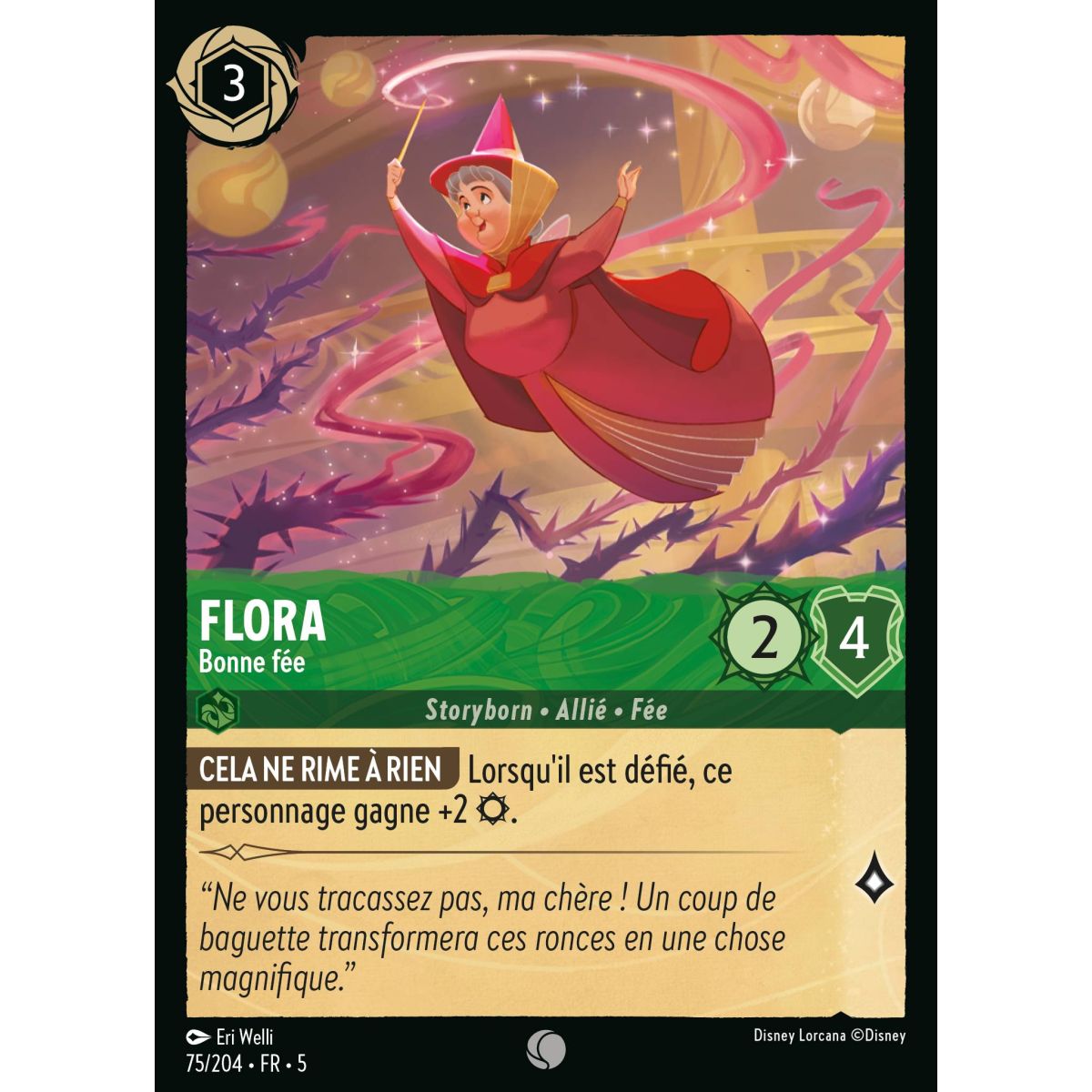 Flora - Bonne fée - 75/204 - SSK - Ciel Scintillant - Brillante - Premium - Français