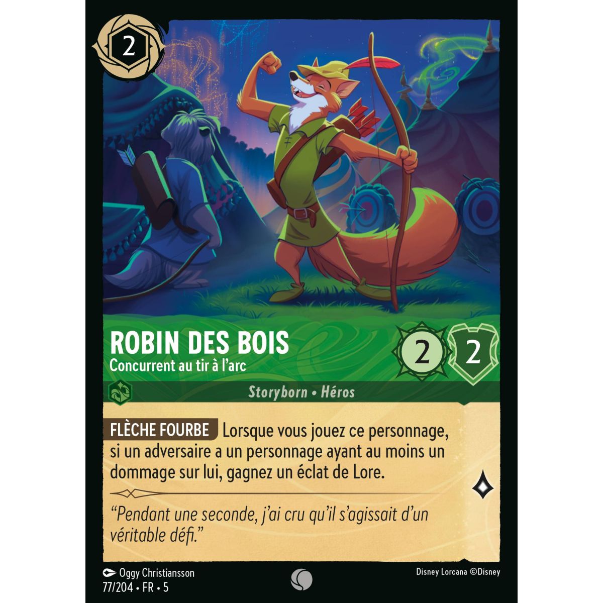 Robin des Bois - Concurrent au tir à l'arc - 77/204 - SSK - Ciel Scintillant - Commune - Français