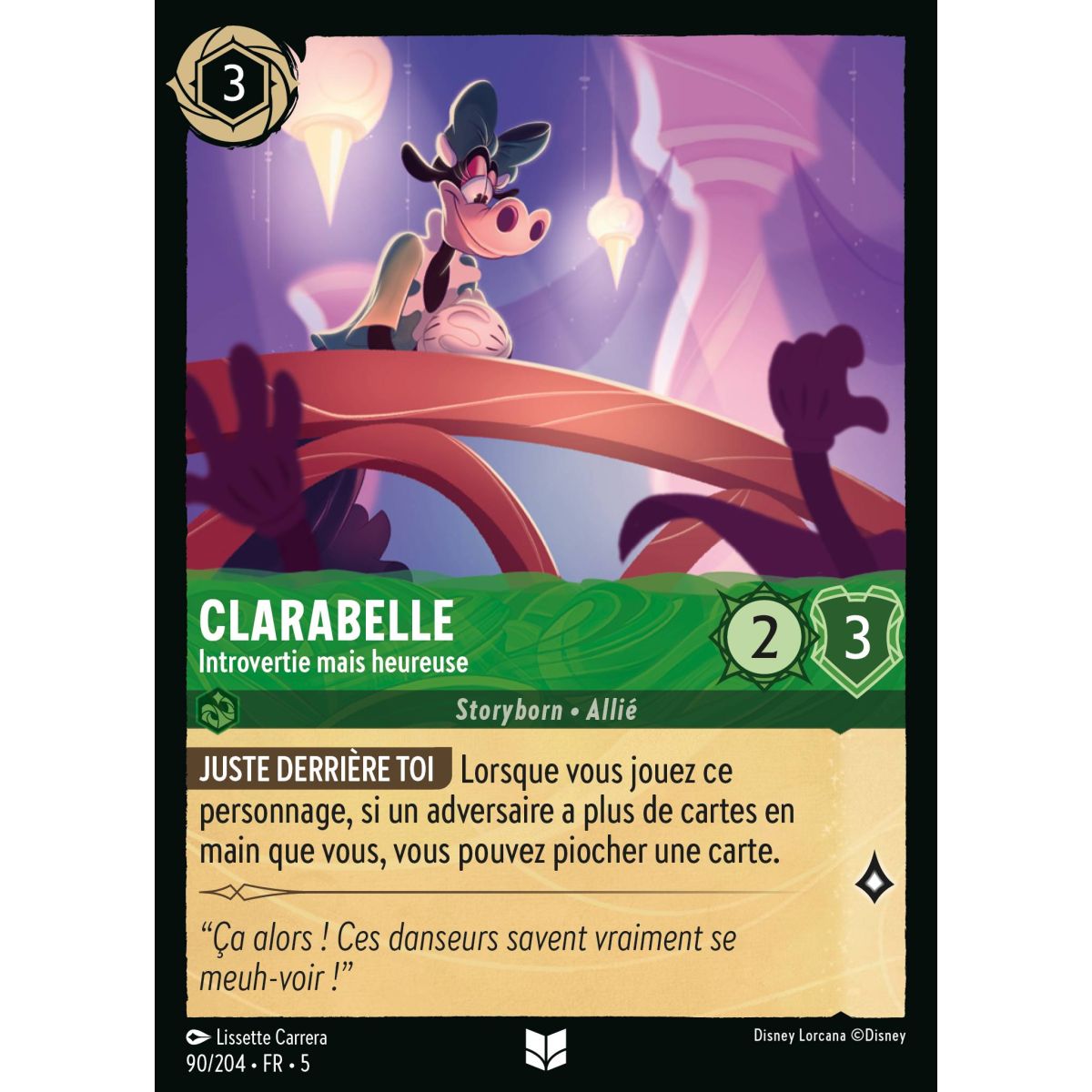 Clarabelle - Introvertie mais heureuse - 90/204 - SSK - Ciel Scintillant - Peu Commune - Français