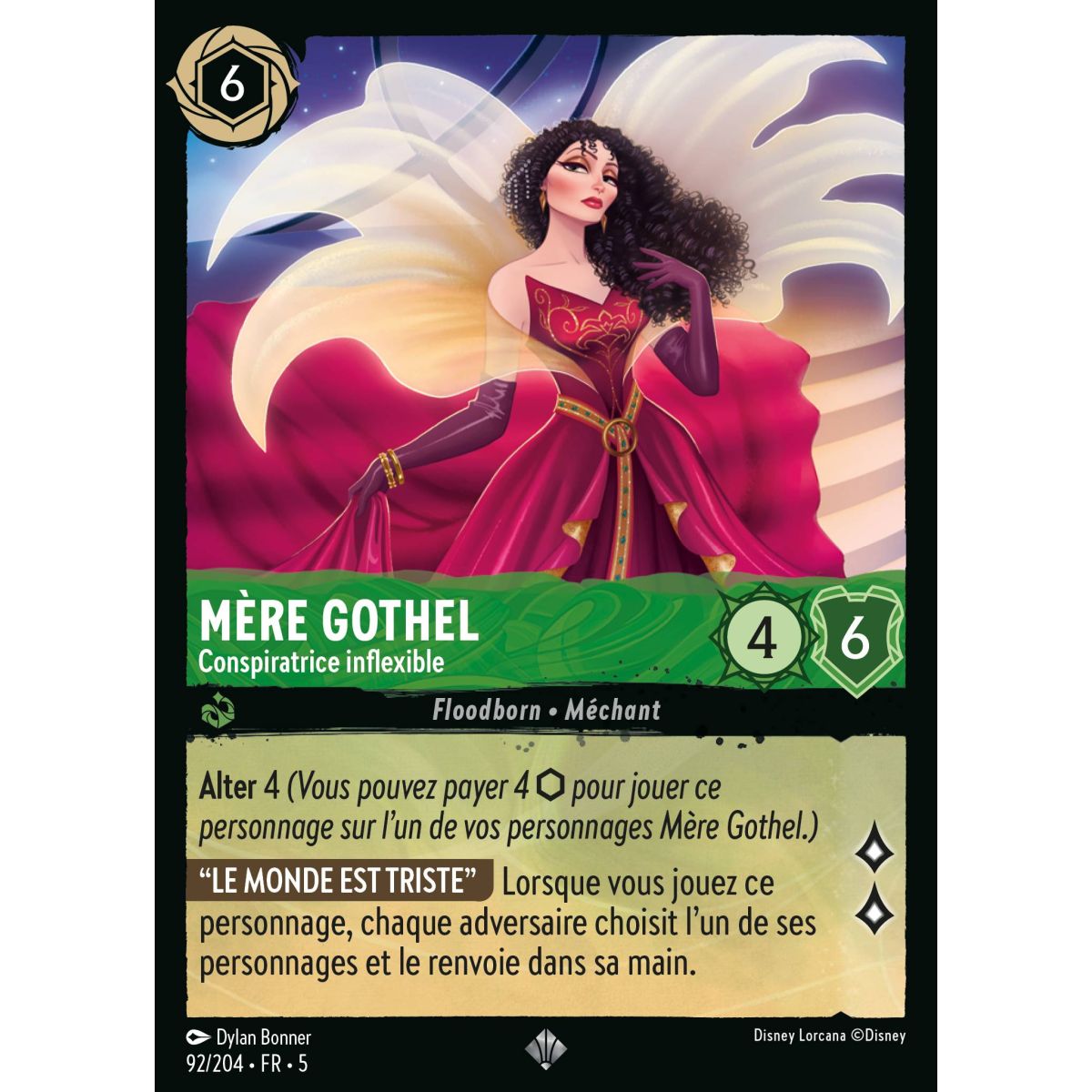 Mère Gothel - Conspiratrice inflexible - 92/204 - SSK - Ciel Scintillant - Super Rare - Français