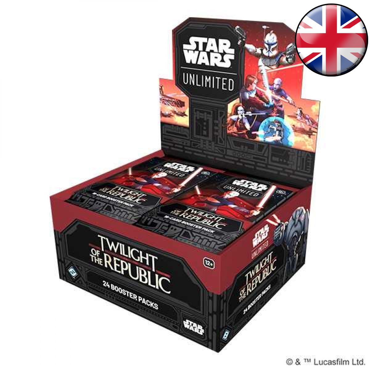 Star Wars Unlimited - Boîte de 24 Boosters - SW Unlimited : Crépuscule de la République - EN