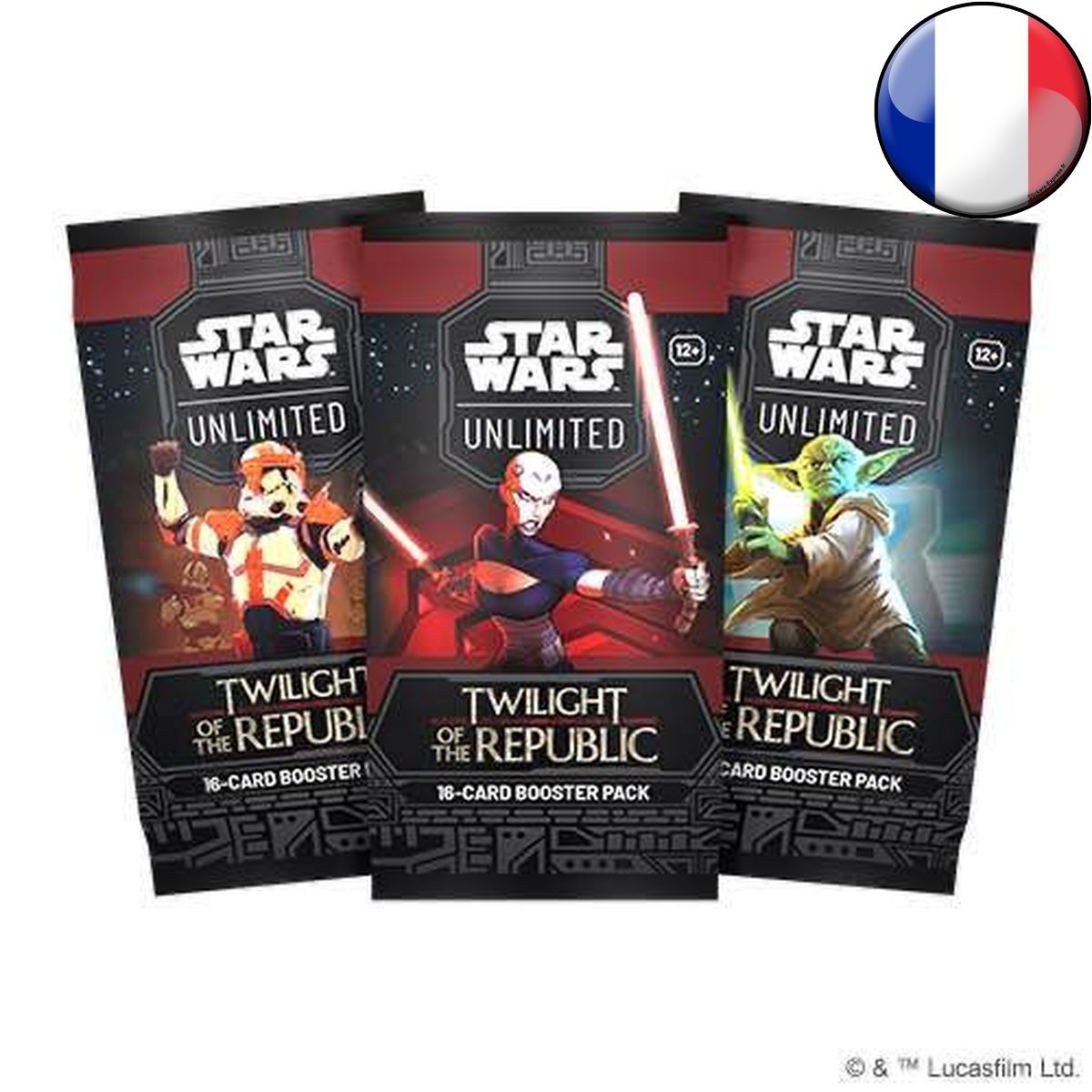 Star Wars Unlimited - Carton de 6 boîte de 24 boosters - SW Unlimited : Crépuscule de la République - FR