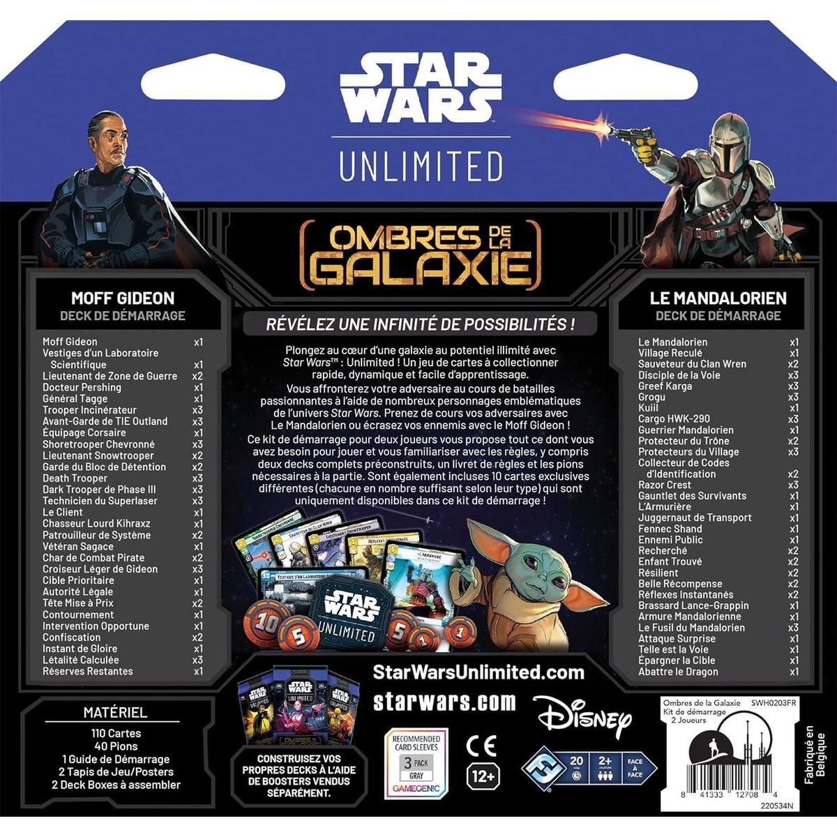 Star Wars Unlimited - Kit de Démarrage Deck - SW Unlimited : Les Ombres de la Galaxie - FR