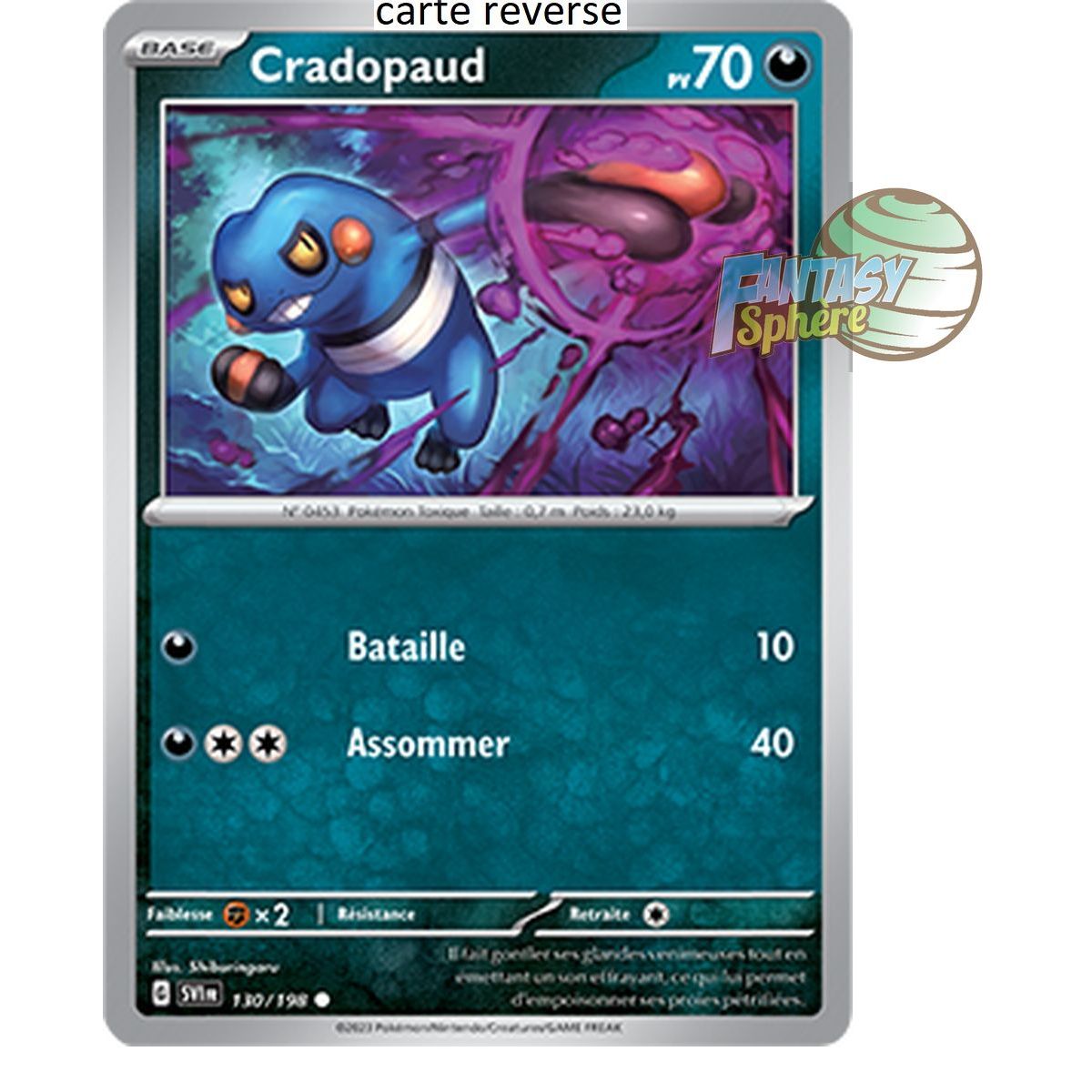 Cradopaud - Reverse 130/198 - Ecarlate et Violet