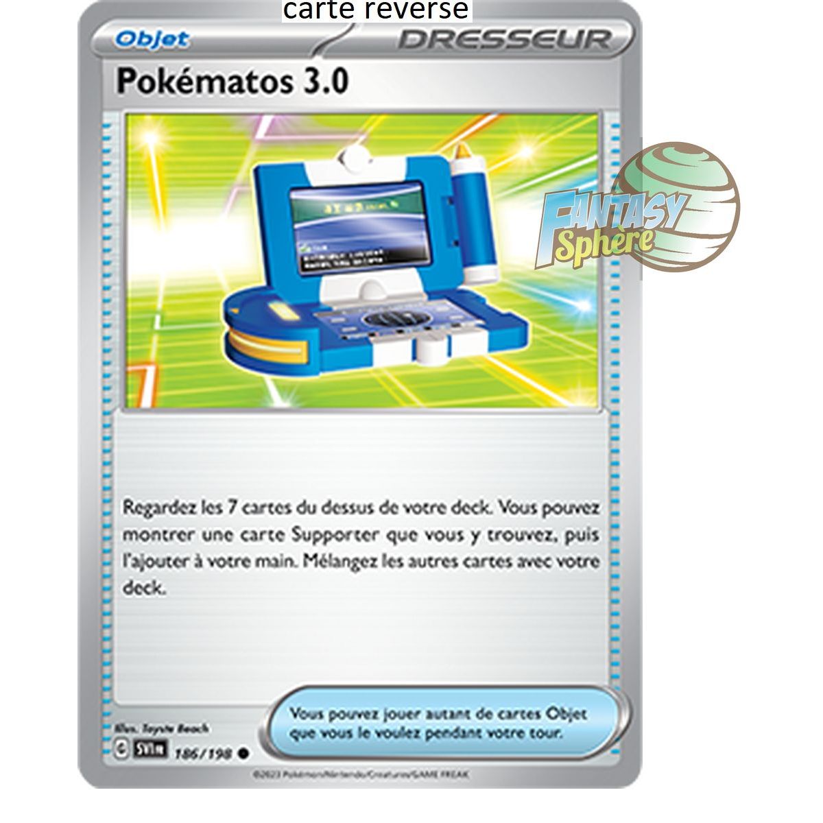 Pokématos 3.0 - Reverse 186/198 - Ecarlate et Violet