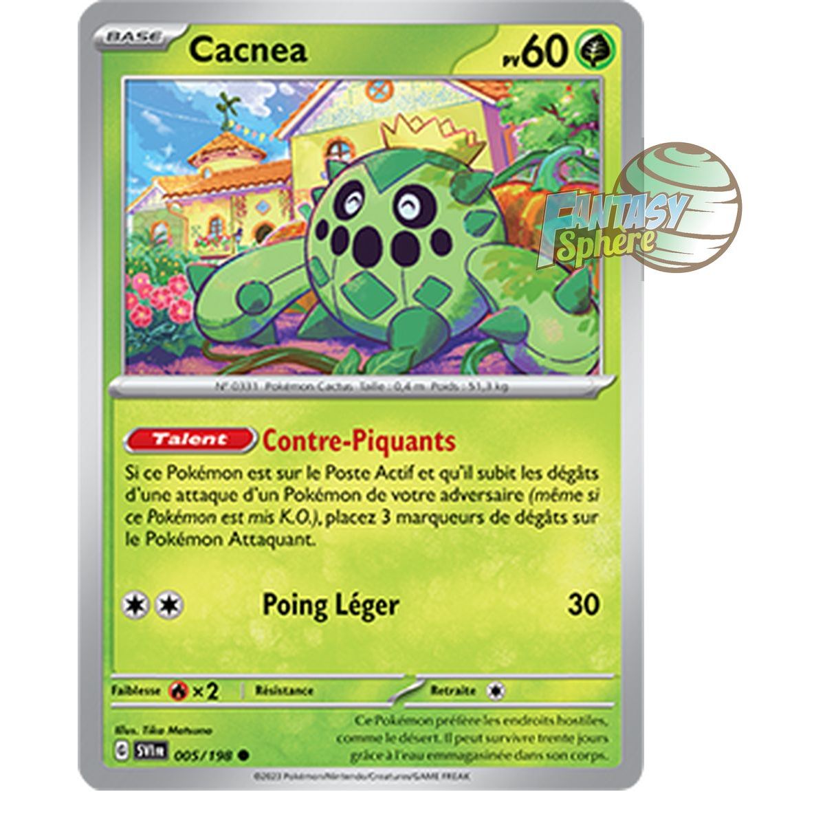 Item Cacnea - Commune 5/198 - Ecarlate et Violet