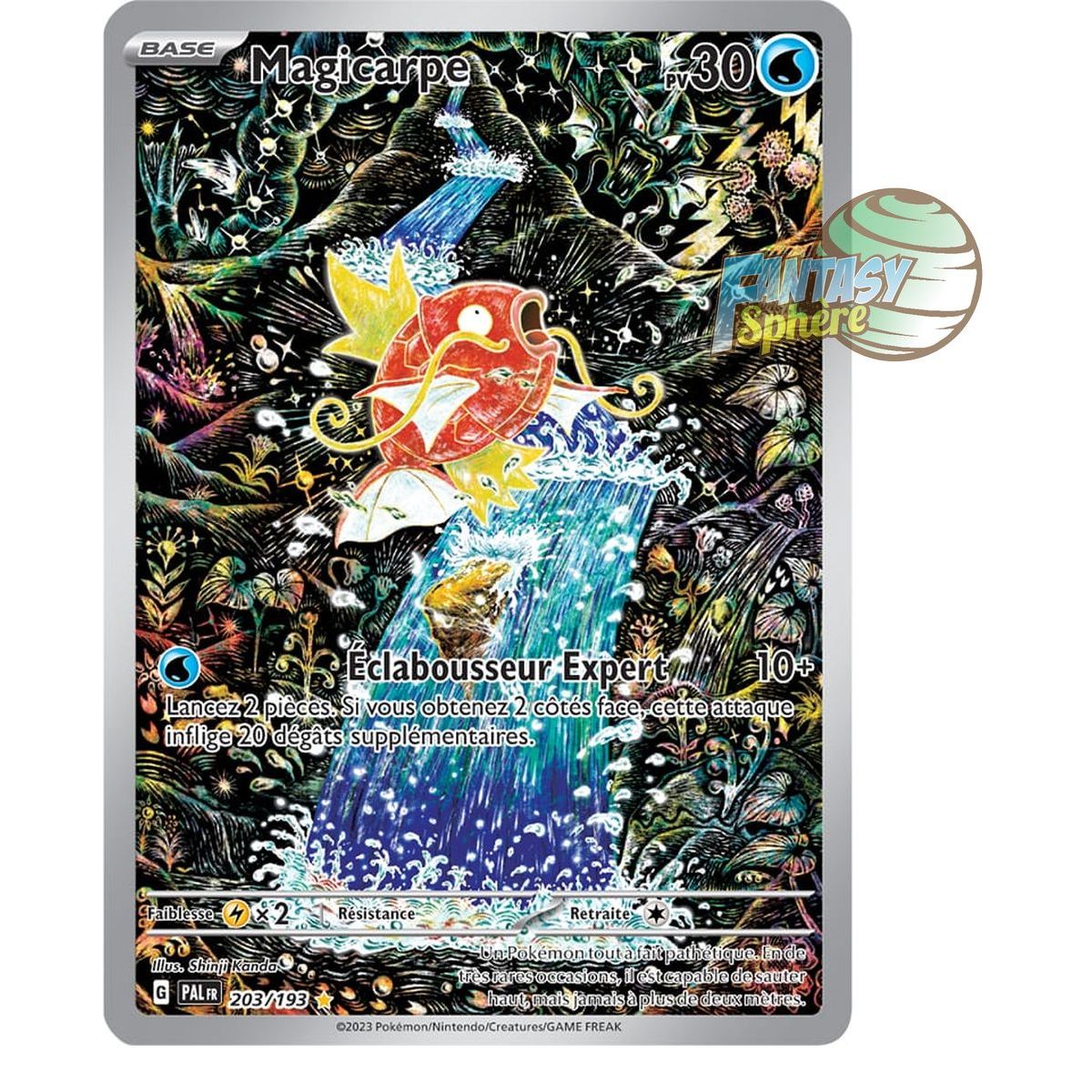 Magicarpe - Illustration Rare 203/193 - Ecarlate et Violet Evolution à Paldea