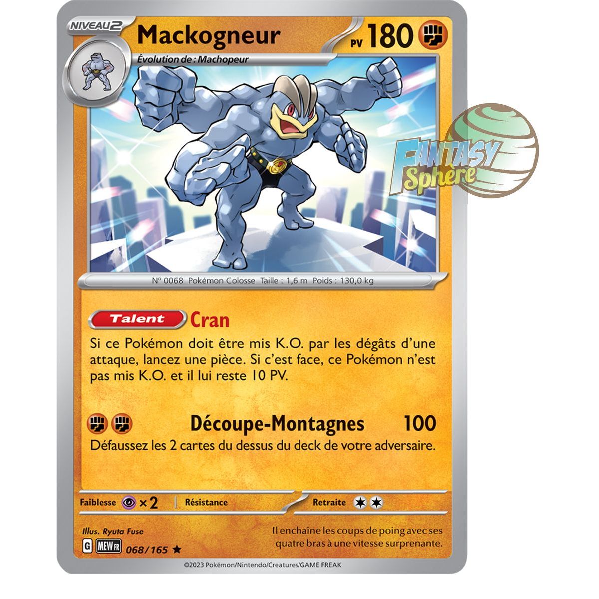 Item Mackogneur - Holo Rare 68/165 - Ecarlate et Violet 151