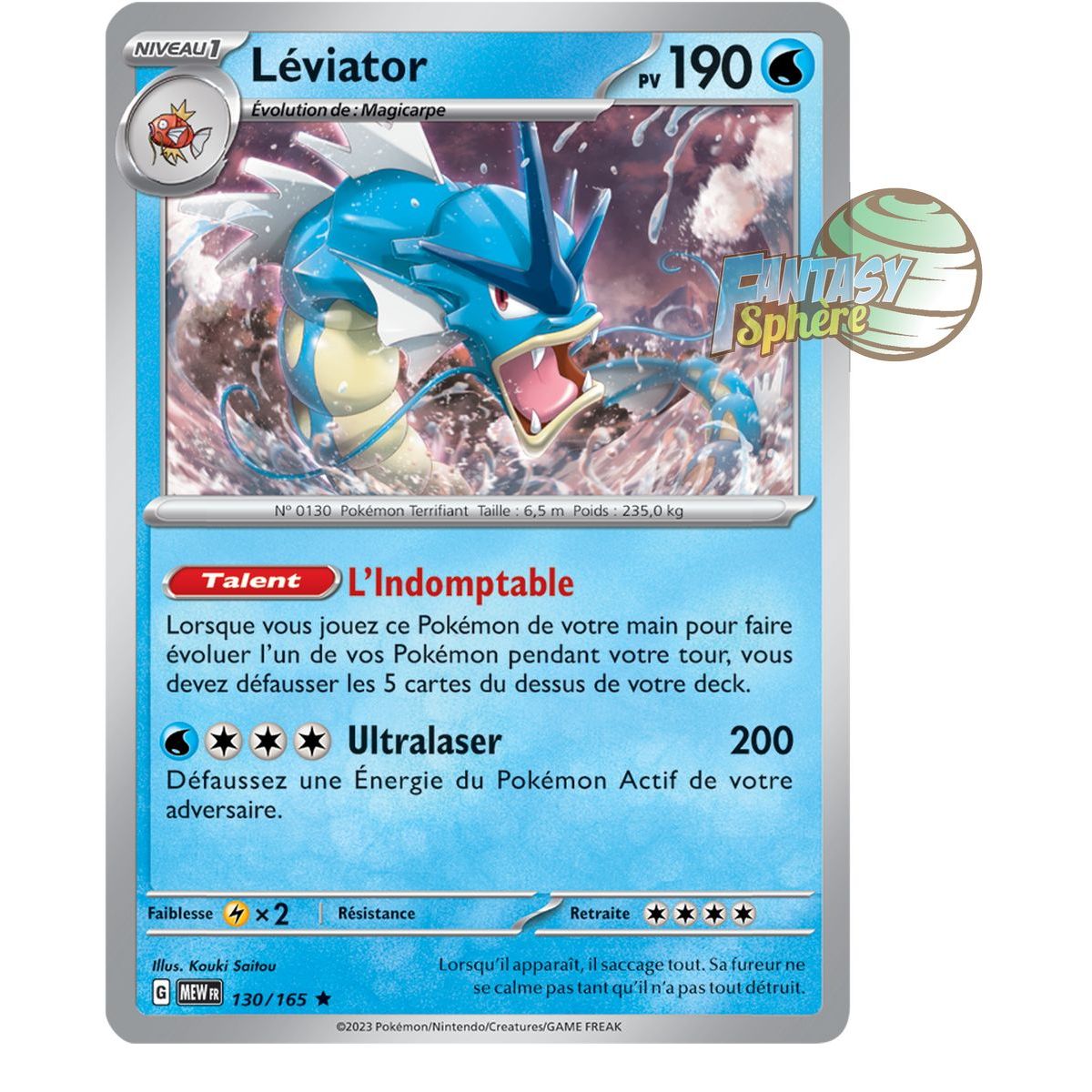 Léviator - Holo Rare 130/165 - Ecarlate et Violet 151