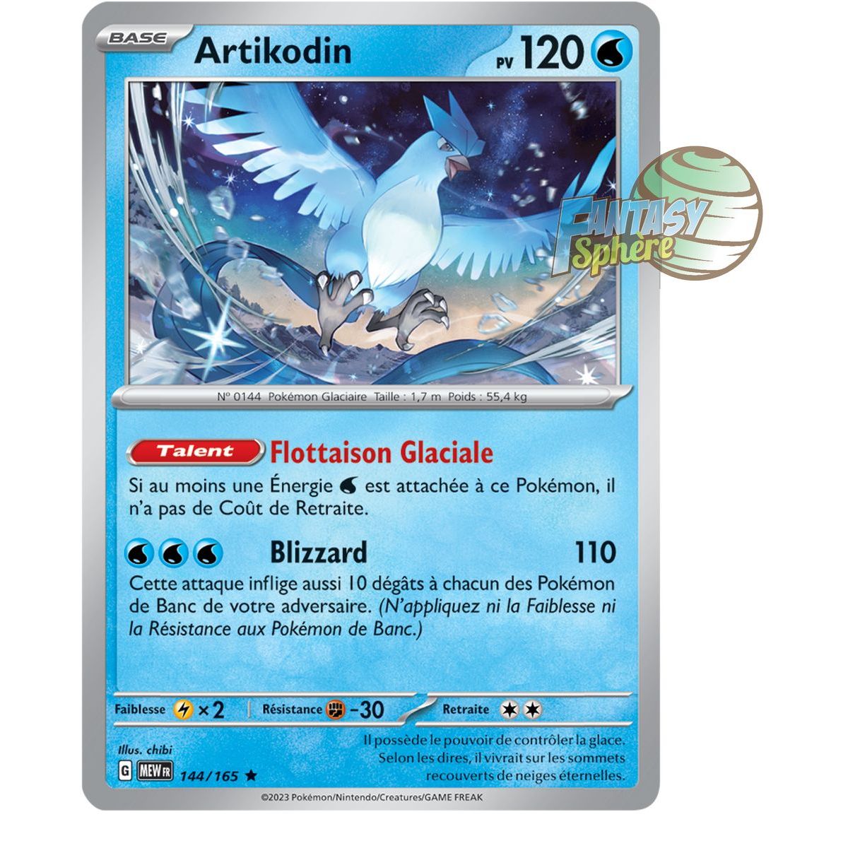 Item Artikodin - Holo Rare 144/165 - Ecarlate et Violet 151