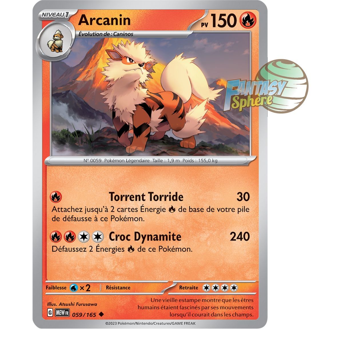 Item Arcanin - Reverse 59/165 - Ecarlate et Violet 151