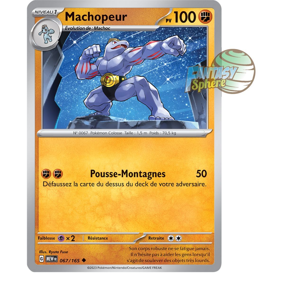 Machopeur - Reverse 67/165 - Ecarlate et Violet 151