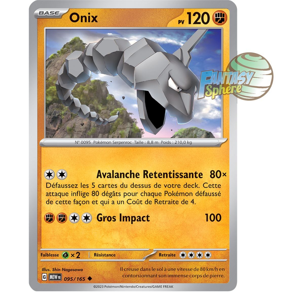 Item Onix - Reverse 95/165 - Ecarlate et Violet 151