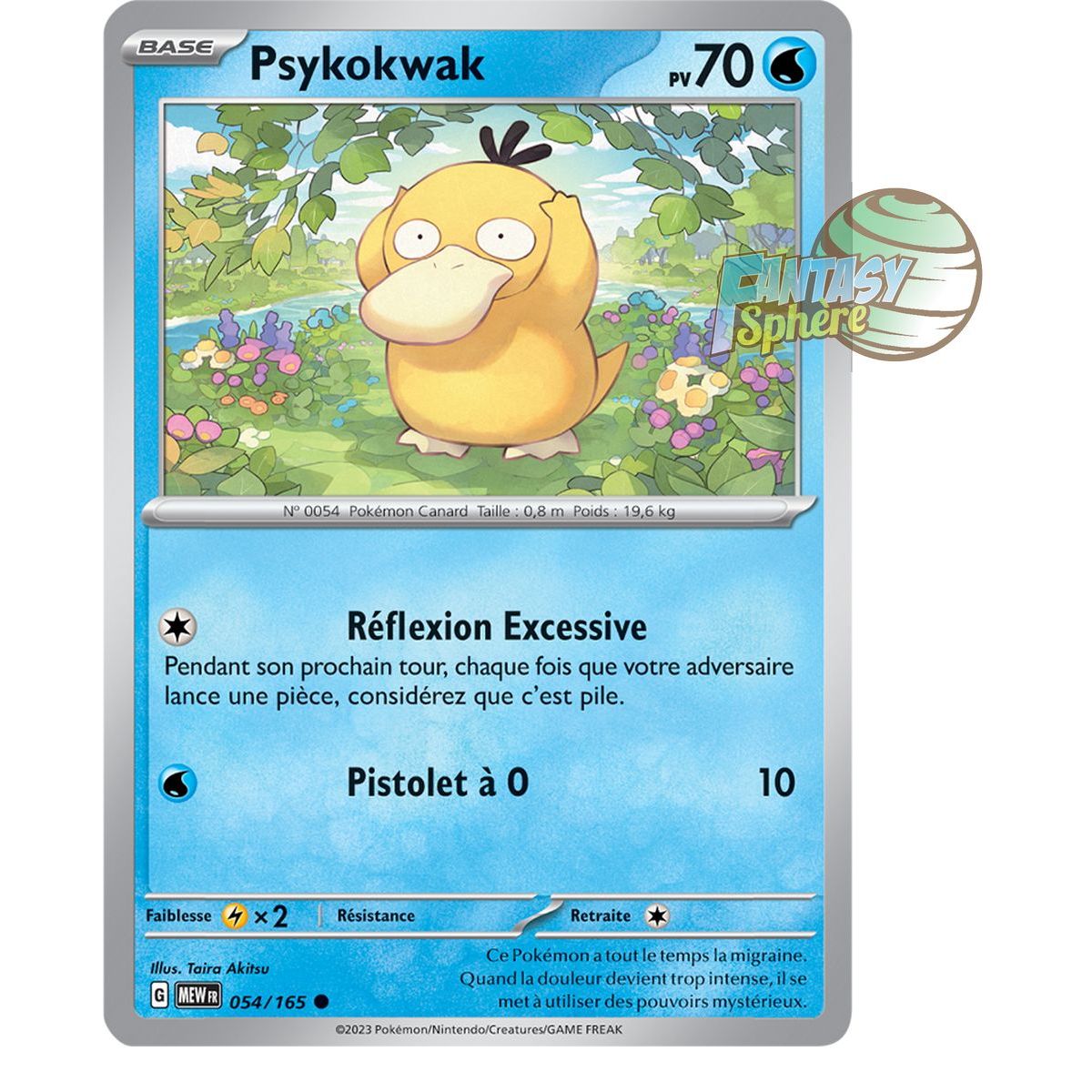 Psykokwak - Reverse 54/165 - Ecarlate et Violet 151