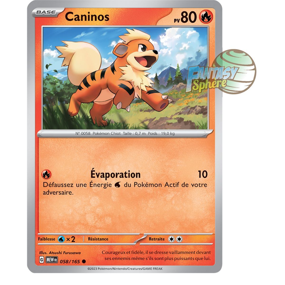 Caninos - Reverse 58/165 - Ecarlate et Violet 151