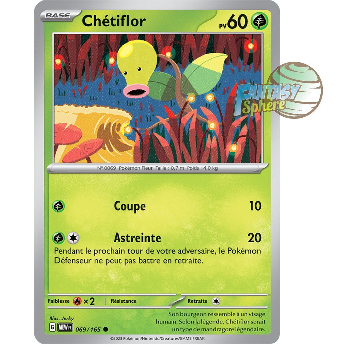 Item Chétiflor - Reverse 69/165 - Ecarlate et Violet 151