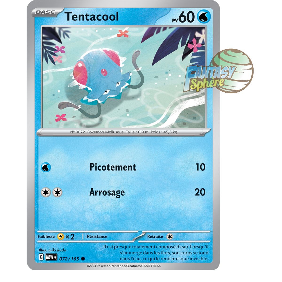 Item Tentacool - Reverse 72/165 - Ecarlate et Violet 151